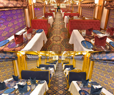 Resturant of Deccan Odysssey